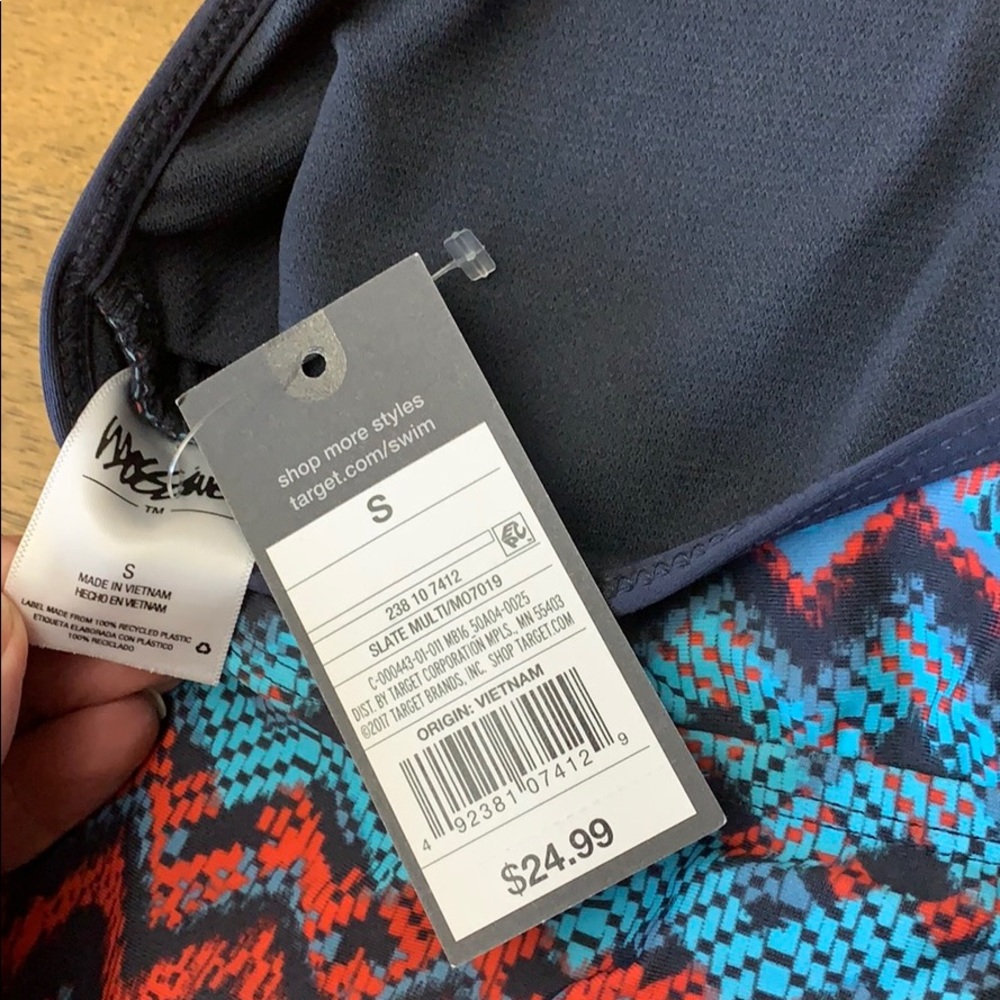 🌊NWT Mossimo Slate Multi Racerback Tankini🌊 - Picture 5 of 8